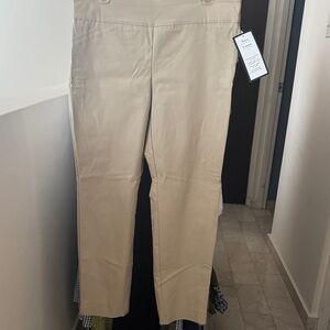 Charter Club Cream Slim Leg Pants